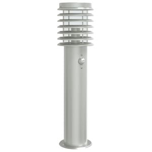 vidaXL Lauko &scaron;viestuvai su jutikliu, sidabrinis, 60cm, plienas