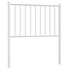 vidaXL Metalinis pakaitinis galvūgalis, baltos spalvos, 80cm
