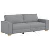 vidaXL Trivietė sofa, &scaron;viesiai pilka, 220x78x84 cm, audinys