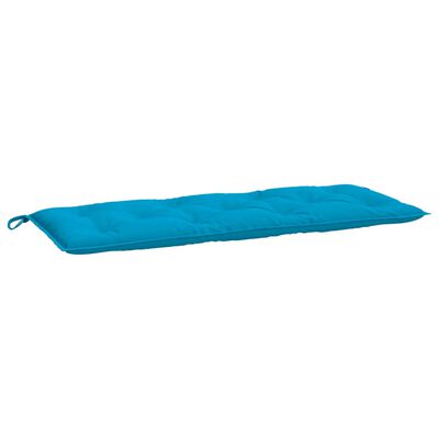 vidaXL Sodo suoliuko pagalvėlė, šviesiai mėlyna, 120x50x7cm, audinys