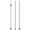 vidaXL Teleskopinis brezento strypas, 102-260cm ilgio, aliuminis