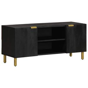 vidaXL televizoriaus spintelė juoda 105x33x46 cm Engineered Wood