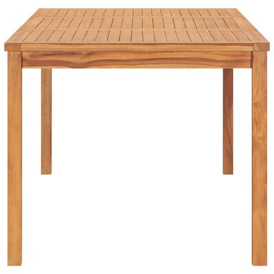 vidaXL Sodo valgomojo stalas, 180x90x77cm, tikmedžio medienos masyvas