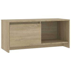 vidaXL Televizoriaus spintelė, ąžuolo, 90x35x40cm, apdirbta mediena