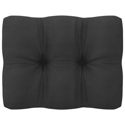 vidaXL Sodo komplektas su pagalvėmis, 11 dalių, pilkas, pušies masyvas