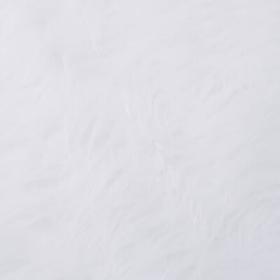 vidaXL Kilimėlis po kalėdine eglute, baltas, 90cm, dirbtinis kailis