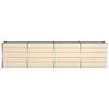 vidaXL Lovelis Ivory 240 x 80 x 75 cm Plienas