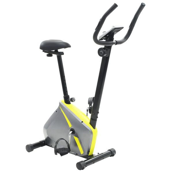 vidaXL Magnetinis treniruoklis dviratis su pulso matavimu