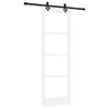 vidaXL Slankios durys Balta 73,5 x 211 cm
