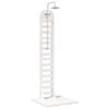 vidaXL Lauko du&scaron;as 223 cm Balta