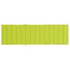 vidaXL Saulės gulto čiužinukas, ryškiai žalias, 200x60x3cm, audinys