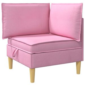 vidaXL Sofa su saugojimu Audinys
