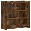 vidaXL Kabalas Dūminio ąžuolo 75 x 36 x 80 cm Apdirbta mediena