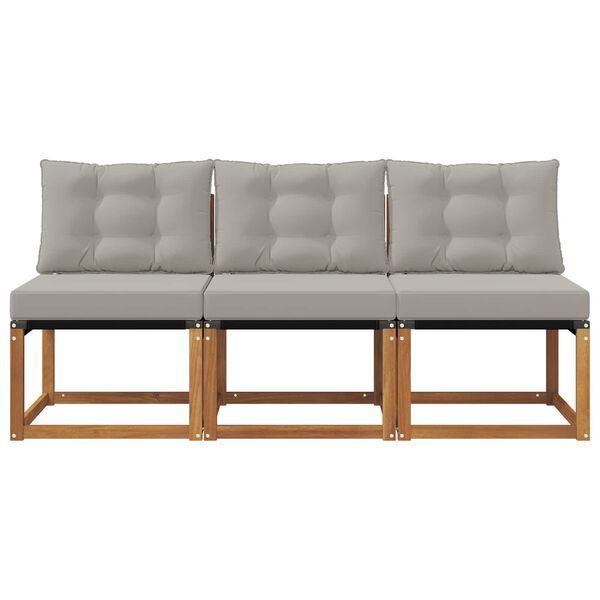 vidaXL 3 Vienetas Lauko vidurinė sofa