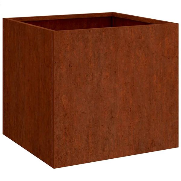 vidaXL Lovelis, 42x40x39cm, Corten plienas