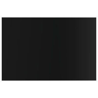 vidaXL Knygų lentynos plokštės, 8vnt., juodos, 60x40x1,5cm, MDP