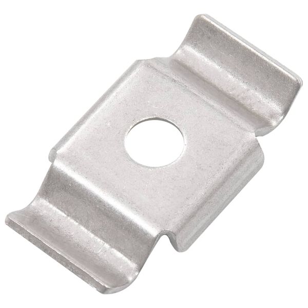 vidaXL Tvoros sąvaržos, 50vnt., nerūdijantis plienas