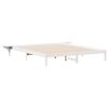vidaXL Lovos rėmas su &scaron;oninėmis stalelėmis Balta 180 x 210 cm