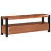 vidaXL Medijos laikmenų spintelė Ruda akacijos medienos masyvas