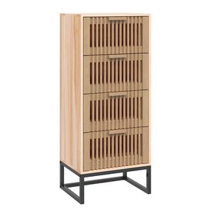 vidaXL Komoda, 40x30x95cm, apdirbta mediena