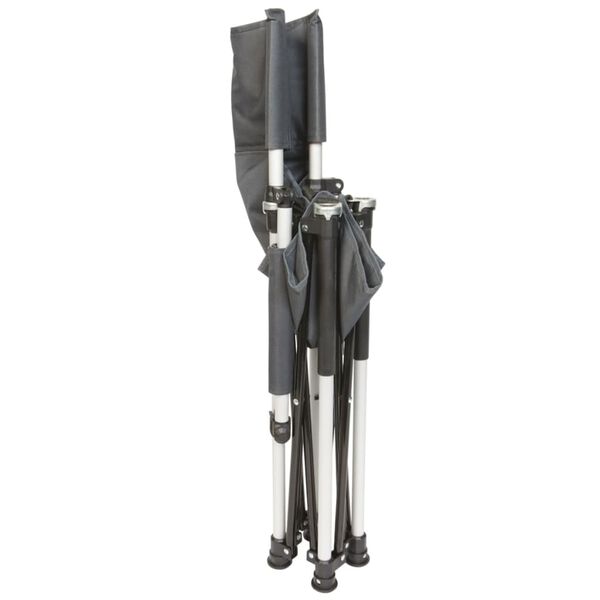 Bo-Camp Aukšta sulankstoma vaikiška kėdė, pilka, aliuminis