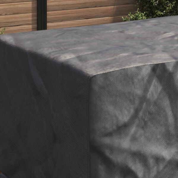 vidaXL Baldų uždangalas Paprastas Juoda 270 x 110 x 70 cm 210D