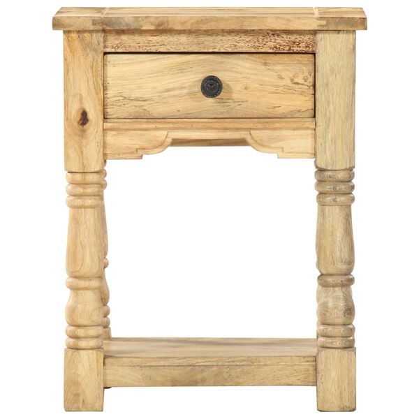 vidaXL Naktinė spintelė, 40x35x50cm, mango medienos masyvas