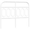 vidaXL Metalinis pakaitinis galvūgalis, baltos spalvos, 120cm