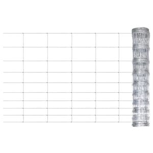 vidaXL Sodo tvora, sidabrinės spalvos, 50x1m, galvanizuotas plienas