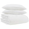 vidaXL Žiemos antklodė su pagalve 3 pcs Balta Plunksna
