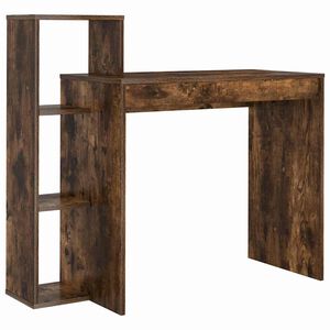 vidaXL Stalas Rūkyta ąžuolas Apdirbta mediena 100 x 40 x 90 cm