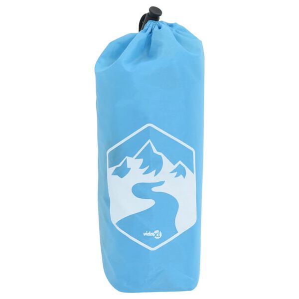 vidaXL Pončas nuo lietaus su gobtuvu, mėlynas, 223x145cm, 2-1 dizaino