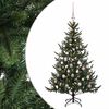 vidaXL Dirbtinė kalėdinė eglutė su rutuliuku 120 cm 150 LED