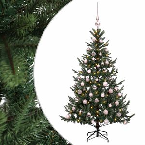 vidaXL Dirbtinė kalėdinė eglutė su rutuliuku 120 cm 150 LED
