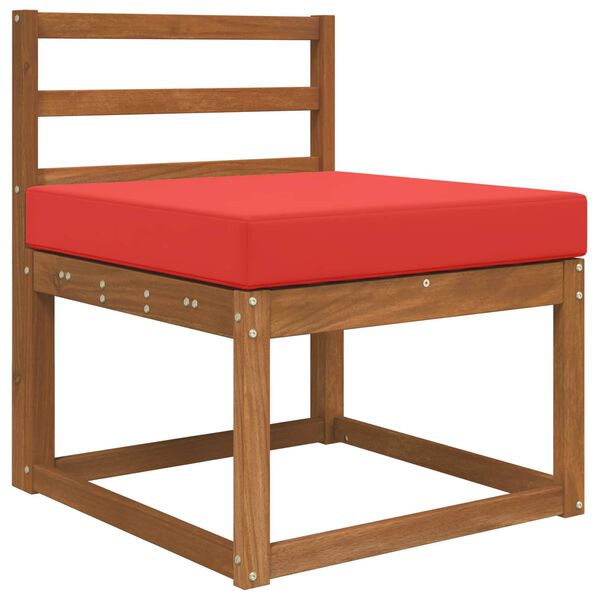 vidaXL Lauko sofa pagalvėlė Raudona 60 x 60 x 8 cm Poliesteris