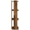 vidaXL Knygų spinta, 3 aukštų, medienos, 60x30x120cm, apdirbta mediena