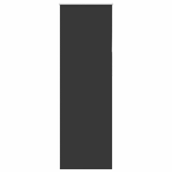 vidaXL roletas juodas 85x230 cm audinio plotis 80,7 cm poliesteris