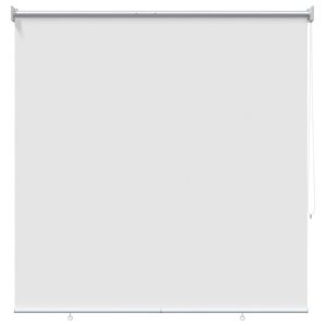vidaXL Lauko ritininė žaliuzė UV apsaugai Balta 100 x 230 cm (P x A)