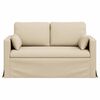 vidaXL Sofa Kreminė Bendri matmenys: 139 x 78 cm (P X G x A) Aksomas