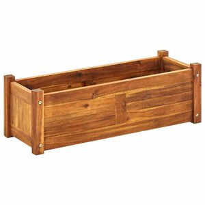 vidaXL Lovelis, akacijos mediena, 76x27,6x25cm, auk&scaron;tas