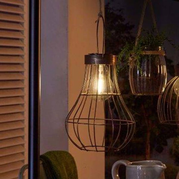 Luxform Saulės energija įkraunamas sodo LED &scaron;viestuvas Manchester