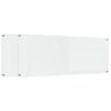 vidaXL Virtuvės atbraila 2 vnt. Skaidrus 110 x 40 cm grūdintas stiklas