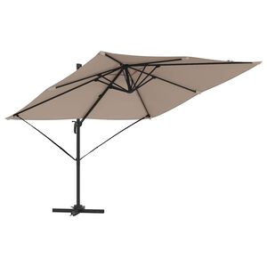 vidaXL Roma Parasol 286 x 284 x 265 cm Aliuminis ir poliesteris