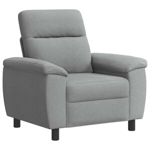 vidaXL Sofa &Scaron;viesiai pilka 95 x 90 x 95 cm Audinys