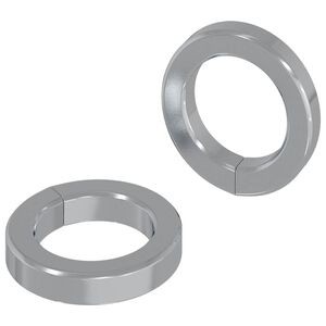 vidaXL Spyruoklinis plovimas 2 vnt. Balta 13 x 1 mm Geležis