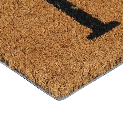 vidaXL Durų kilimėlis, natūralus, 40x60cm, kuokštuotas kokoso pluoštas
