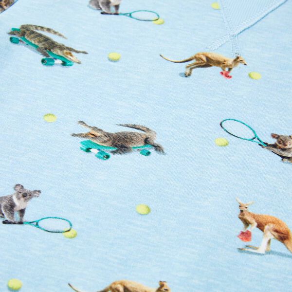 Vaiki&scaron;kas sportinis megztinis, mėlynos spalvos mi&scaron;inys, 92 dydžio