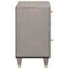 vidaXL Naktinis staliukas su durelėmis Pilka 50 x 33 x 60 cm