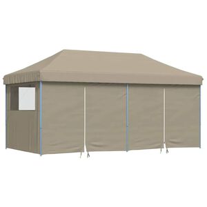 vidaXL &Scaron;alies Palapinė Pop-up Taupe 580 x 292 x 315 cm