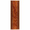 vidaXL Bėgimo kilimėlis FLORNES Austas Oranžinė 67 cm x 150 cm PP 7 mm